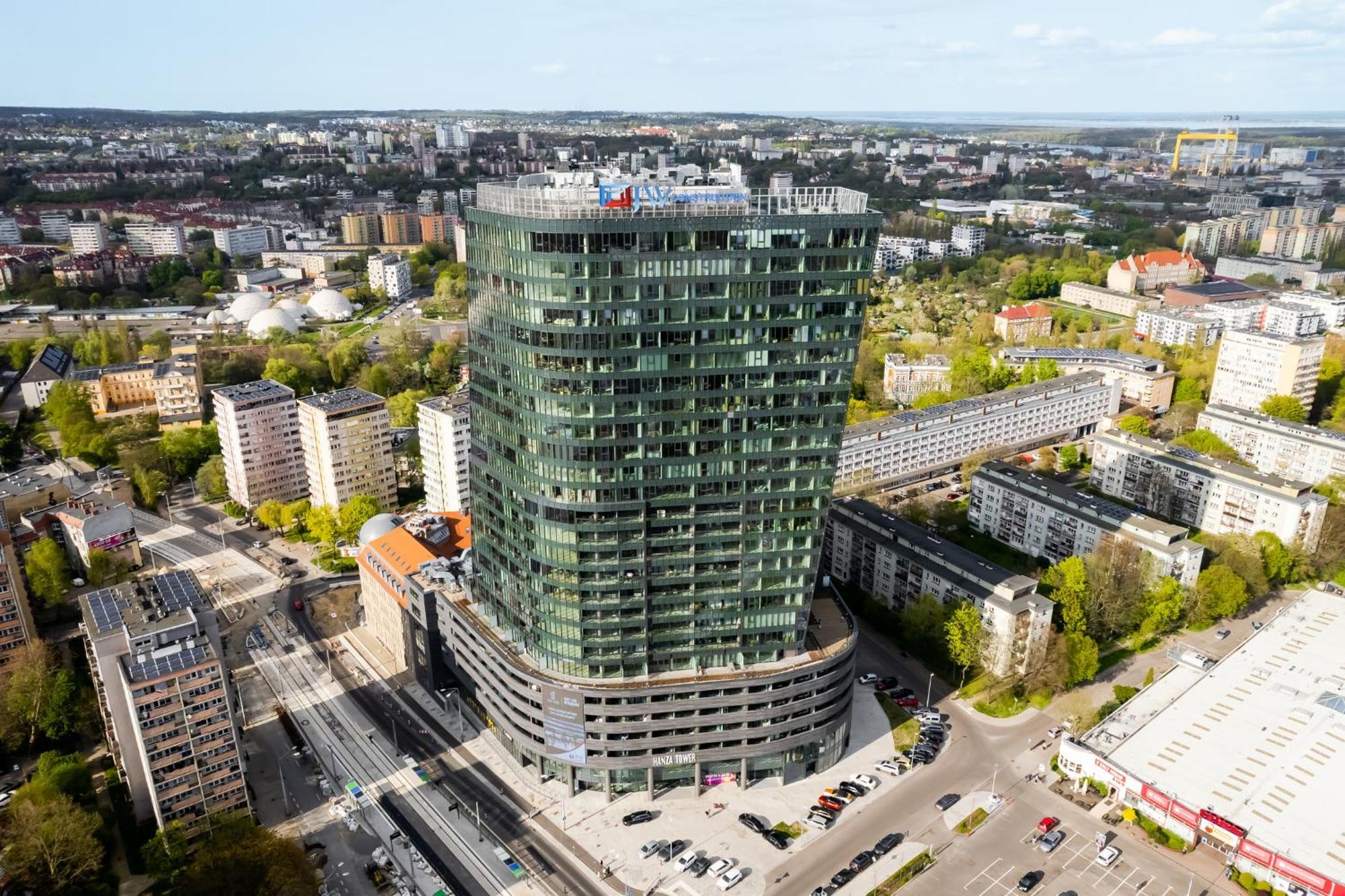 Hanza Tower Apartment No. 524 - Swimming Pool, Jacuzzi, Balcony Stettin Eksteriør billede